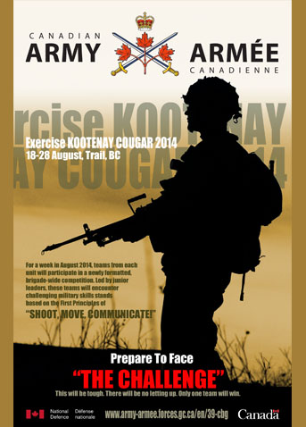 Exercise Promotional Poster for 39 Canadaian Brigade Group