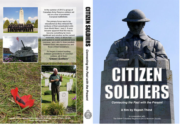 DVD cover design for "Citizen Soldiers" by John Perry